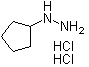 结构式 CAS# 645372-27-6, 环戊基肼二盐酸盐