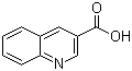 结构式 CAS# 6480-68-8, 喹啉-3-羧酸