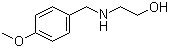 structure of CAS# 64834-63-5, 2-[(4-Methoxybenzyl)amino]ethanol