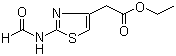 结构式 CAS# 64987-05-9, 2-(2-甲酰氨基噻唑-4-基)乙酸乙酯