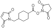structure of CAS# 64987-85-5, N-Succinimidyl 4-(N-maleimidomethyl)cyclohexane-1-carboxylate;4-(N-Maleimidomethyl)cyclohexanecarboxylic acid N-hydroxysuccinimide ester