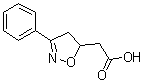 结构式 CAS# 6501-72-0, 3-苯基-2-异恶唑啉-5-乙酸
