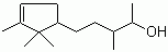 5-(2,2,3-Trimethyl-3-cyclopentenyl)-3-methyl-pentan-2-ol  molecular structure (CAS 65113-99-7)