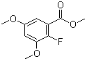 结构式 CAS# 651734-58-6, 2-氟-3,5-二甲氧基苯甲酸甲酯