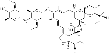 structure of CAS# 65195-55-3, Avermectin B1a