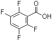 结构式 CAS# 652-18-6, 2,3,5,6-四氟苯甲酸