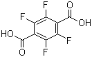 structure of CAS# 652-36-8, Tetrafluoroterephthalic acid;2,3,5,6-Tetrafluoro-1,4-benzenedicarboxylic acid