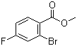 Methyl 2-bromo-4-fluorobenzoate molecular structure (CAS 653-92-9)