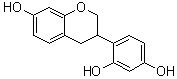 structure of CAS# 65332-45-8, 2',4',7-Trihydroxyisoflavan;Demethylvestitol