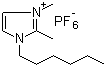 structure of CAS# 653601-27-5, 1-Hexyl-2,3-dimethylimidazolium hexafluorophosphate