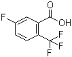 structure of CAS# 654-99-9, 5-Fluoro-2-(trifluoromethyl)benzoic acid