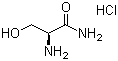 结构式 CAS# 65414-74-6, L-丝氨酰胺盐酸盐