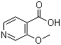 structure of CAS# 654663-32-8, 3-Methoxy-4-pyridinecarboxylic acid