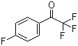 structure of CAS# 655-32-3, 4'-Fluoro-2,2,2-trifluoroacetophenone;2,2,2-Trifluoro-1-(4-fluorophenyl)ethan-1-one