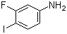 3-Fluoro-4-iodoaniline molecular structure (CAS 656-66-6)