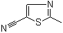 structure of CAS# 65735-10-6, 2-Methylthiazole-5-carbonitrile;2-Methyl-5-cyanothiazole