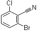 结构式 CAS# 6575-08-2, 2-溴-6-氯苯甲腈