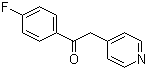 1-(4-Fluorophenyl)-2-(pyridin-4-yl)ethanone molecular structure (CAS 6576-05-2)