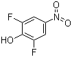 结构式 CAS# 658-07-1, 2,6-二氟-4-硝基苯酚