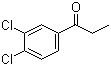 structure of CAS# 6582-42-9, 3',4'-Dichloropropiophenone;1-(3,4-Dichlorophenyl)-1-propanone