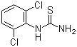 结构式 CAS# 6590-91-6, 2,6-二氯苯基硫脲