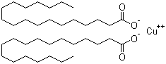 Cupric stearate molecular structure (CAS 660-60-6)