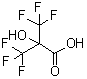 structure of CAS# 662-22-6, Hexafluoro-2-hydroxyisobutyric acid;3,3,3-Trifluoro-2-trifluoromethyl-2-hydroxypropionic acid
