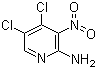 结构式 CAS# 662116-67-8, 4,5-二氯-3-硝基吡啶-2-胺