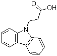 structure of CAS# 6622-54-4, 3-(Carbazol-9-yl)propionic acid