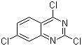 结构式 CAS# 6625-94-1, 2,4,7-三氯喹唑啉