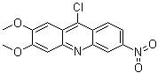 structure of CAS# 6628-92-8, 2,3-Dimethoxy-6-nitro-9-chloroacridine;NSC 59774