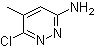 structure of CAS# 66346-87-0, 6-Chloro-5-methylpyridazin-3-amine;(6-Chloro-5-methylpyridazin-3-yl)amine; 3-Amino-6-chloro-5-methylpyridazine