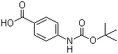 structure of CAS# 66493-39-8, 4-(Boc-amino)benzoic acid
