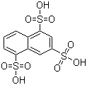 structure of CAS# 6654-64-4, Naphthalene-1,3,5-trisulphonic acid