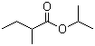 structure of CAS# 66576-71-4, Isopropyl 2-methylbutanoate;Isopropyl 2-methylbutyrate