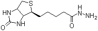 structure of CAS# 66640-86-6, Biotin hydrazide