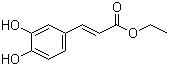 结构式 CAS# 66648-50-8, 咖啡酸乙酯