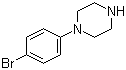 结构式 CAS# 66698-28-0, 1-(4-溴苯基)哌嗪