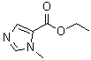结构式 CAS# 66787-70-0, 1-甲基-1H-咪唑-5-羧酸乙酯