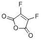 Difluoromaleic anhydride molecular structure (CAS 669-78-3)