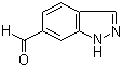 结构式 CAS# 669050-69-5, 1H-吲唑-6-甲醛