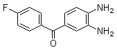 结构式 CAS# 66938-86-1, (3,4-二氨基苯基)(4-氟苯基)甲酮