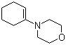 structure of CAS# 670-80-4, N-Morpholino-1-cyclohexene;N-(1-Cyclohexen-1-yl)morpholine
