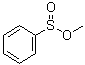 结构式 CAS# 670-98-4, 苯亚磺酸甲酯