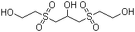 1,3-双(羟乙基砜基)丙醇分子结构 (CAS 67006-34-2)