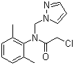 structure of CAS# 67129-08-2, Metazachlor;2-Chloro-N-(2,6-dimethylphenyl)-N-(1H-pyrazol-1-ylmethyl)acetamide