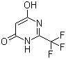 2-Trifluoromethylpyrimidine-4,6-diol molecular structure (CAS 672-47-9)