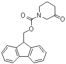 结构式 CAS# 672310-11-1, 3-氧代-1-哌啶羧酸芴甲基酯