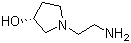 structure of CAS# 672325-36-9, (3R)-1-(2-Aminoethyl)-3-pyrrolidinol