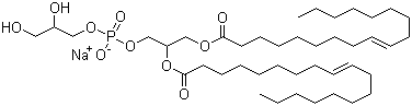 structure of CAS# 67254-28-8, Dioleoyl phosphatidylglycerole sodium salt;1,2-Dioleoyl-sn-glycero-3-phospho-rac-(1-glycerol) sodium salt